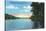 Saranac Lake, New York - Bartlett Carry Club View of Upper Saranac Lake-Lantern Press-Stretched Canvas