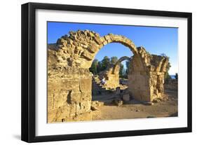 Saranda Kolones, Kato Paphos Archaeological Park, UNESCO World Heritage Site, Paphos, Cyprus-Neil Farrin-Framed Photographic Print