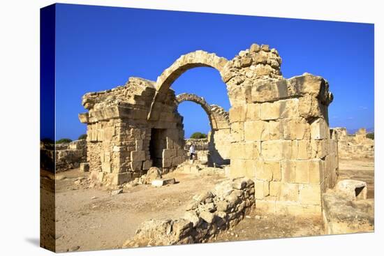 Saranda Kolones, Kato Paphos Archaeological Park, UNESCO World Heritage Site, Paphos, Cyprus-Neil Farrin-Stretched Canvas