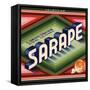 Sarape Brand - Rivera, California - Citrus Crate Label-Lantern Press-Framed Stretched Canvas