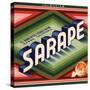 Sarape Brand - Rivera, California - Citrus Crate Label-Lantern Press-Stretched Canvas