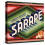 Sarape Brand - Rivera, California - Citrus Crate Label-Lantern Press-Stretched Canvas