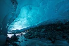 Blue Glacier Ice Cave near Juneau, Alaska-saraporn-Framed Stretched Canvas