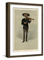 Sarasate, VFair 1889-Carlo Pellegrini-Framed Art Print