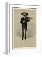 Sarasate, VFair 1889-Carlo Pellegrini-Framed Art Print