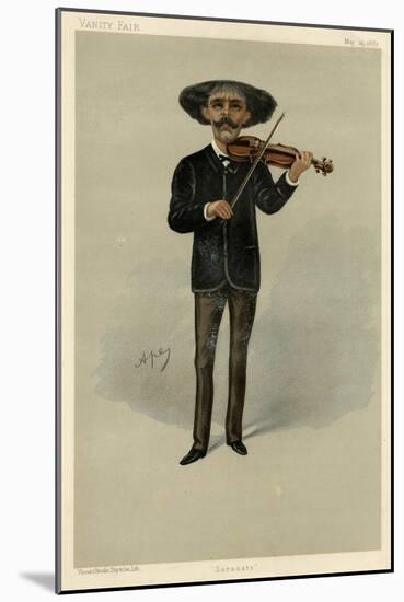 Sarasate, VFair 1889-Carlo Pellegrini-Mounted Art Print