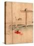 Sarasikubi No Zu, Beheading. with Blood Gushing from the Neck; a Bound Prisoner Kneels Nearby-null-Stretched Canvas
