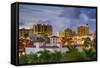Sarasota, Florida, USA Downtown Skyline.-SeanPavonePhoto-Framed Stretched Canvas