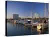 Sarasota Marina in the Evening, Florida, United States of America, North America-Tomlinson Ruth-Stretched Canvas