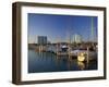 Sarasota Marina in the Evening, Florida, United States of America, North America-Tomlinson Ruth-Framed Photographic Print