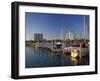 Sarasota Marina in the Evening, Florida, United States of America, North America-Tomlinson Ruth-Framed Photographic Print