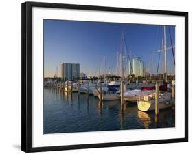 Sarasota Marina in the Evening, Florida, United States of America, North America-Tomlinson Ruth-Framed Photographic Print