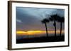 Sarasota, Sunset on the Crescent Beach, Siesta Key, Florida, USA-Bernard Friel-Framed Photographic Print