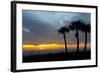 Sarasota, Sunset on the Crescent Beach, Siesta Key, Florida, USA-Bernard Friel-Framed Photographic Print