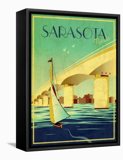 Sarasota-Stella Bradley-Framed Stretched Canvas