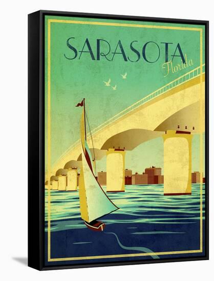 Sarasota-Stella Bradley-Framed Stretched Canvas