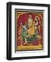 Saraswati. Mysore. India, c.1835-null-Framed Giclee Print