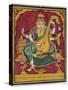 Saraswati. Mysore. India, c.1835-null-Stretched Canvas