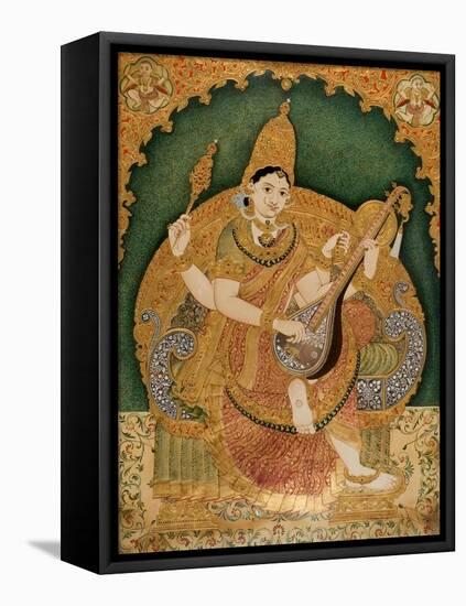 Saraswati-Chitragara Krishnappa-Framed Stretched Canvas
