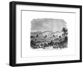 Saratoga and Stillwater, Encampments of Burgoyne's Army, 1777-null-Framed Premium Giclee Print