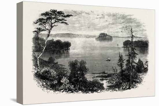 Saratoga Lake, USA, 1870s-null-Stretched Canvas