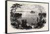 Saratoga Lake, USA, 1870s-null-Framed Stretched Canvas