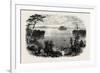 Saratoga Lake, USA, 1870s-null-Framed Giclee Print