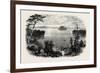 Saratoga Lake, USA, 1870s-null-Framed Giclee Print