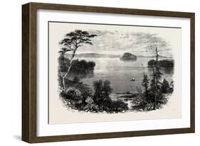 Saratoga Lake, USA, 1870s-null-Framed Giclee Print
