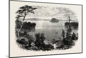 Saratoga Lake, USA, 1870s-null-Mounted Giclee Print