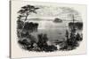 Saratoga Lake, USA, 1870s-null-Stretched Canvas