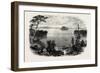 Saratoga Lake, USA, 1870s-null-Framed Premium Giclee Print