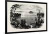 Saratoga Lake, USA, 1870s-null-Framed Giclee Print