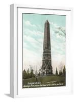 Saratoga Monument, Schuylerville-null-Framed Art Print