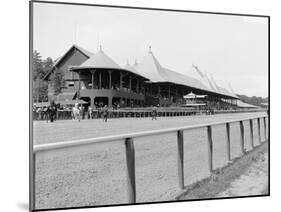 Saratoga Springs, N.Y., Grand Stand, Race Track, C.1900-10-null-Mounted Photographic Print