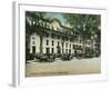 Saratoga Springs, New York - American-Adelphia Hotel Buildings-Lantern Press-Framed Art Print