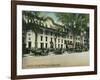 Saratoga Springs, New York - American-Adelphia Hotel Buildings-Lantern Press-Framed Art Print