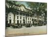 Saratoga Springs, New York - American-Adelphia Hotel Buildings-Lantern Press-Mounted Art Print