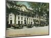 Saratoga Springs, New York - American-Adelphia Hotel Buildings-Lantern Press-Mounted Art Print