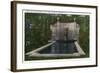 Saratoga Springs, New York - City Park, Spirit of Life Fountain View-Lantern Press-Framed Art Print