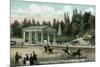 Saratoga Springs, New York - Congress Spring Scene in 1848-Lantern Press-Mounted Art Print