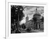 Saratoga Springs, New York - Northern View from Convention Hall-Lantern Press-Framed Art Print