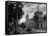 Saratoga Springs, New York - Northern View from Convention Hall-Lantern Press-Framed Stretched Canvas