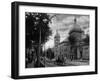 Saratoga Springs, New York - Northern View from Convention Hall-Lantern Press-Framed Art Print