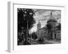 Saratoga Springs, New York - Northern View from Convention Hall-Lantern Press-Framed Art Print