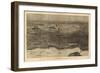 Saratoga Springs, New York - Panoramic Map-Lantern Press-Framed Art Print