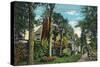 Saratoga Springs, New York - View of Inniscarra, Olcott Residence-Lantern Press-Stretched Canvas