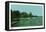 Saratoga Springs, New York - View of Saratoga Lake-Lantern Press-Framed Stretched Canvas