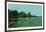 Saratoga Springs, New York - View of Saratoga Lake-Lantern Press-Framed Art Print