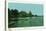 Saratoga Springs, New York - View of Saratoga Lake-Lantern Press-Stretched Canvas